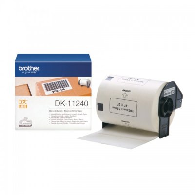 Rotolo 600 etichette adesive 102x51mm colore bianco