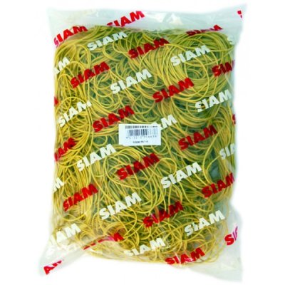 Elastici in gomma colore giallo