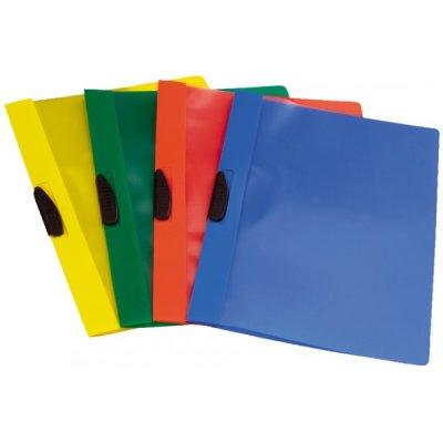 FELLOWES Cartellina con chiusura a clip 22x31cm - dorso 8/10mm - Giallo