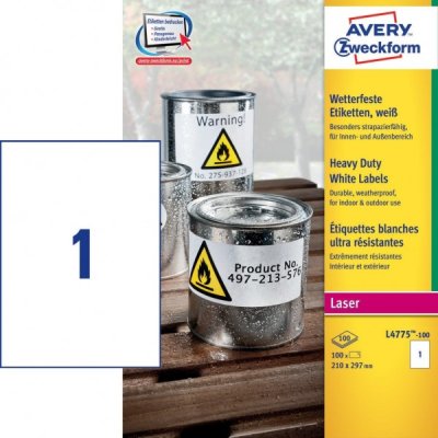 Etichette adesive in fogli a4 colore bianco