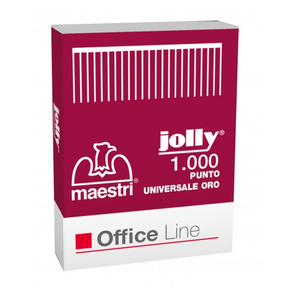 6/4 jolly oro - punti per cucitrici