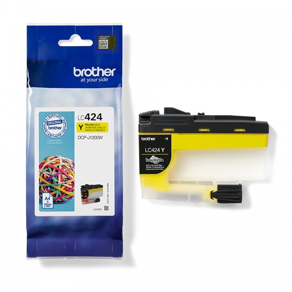 Brother Cartuccia originale Giallo LC424Y