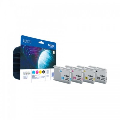 Lc970valbp cartuccia multipack cmyk colore nero, ciano, magenta, giallo