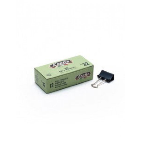 Molle double clips 32mm 12pz colore nero