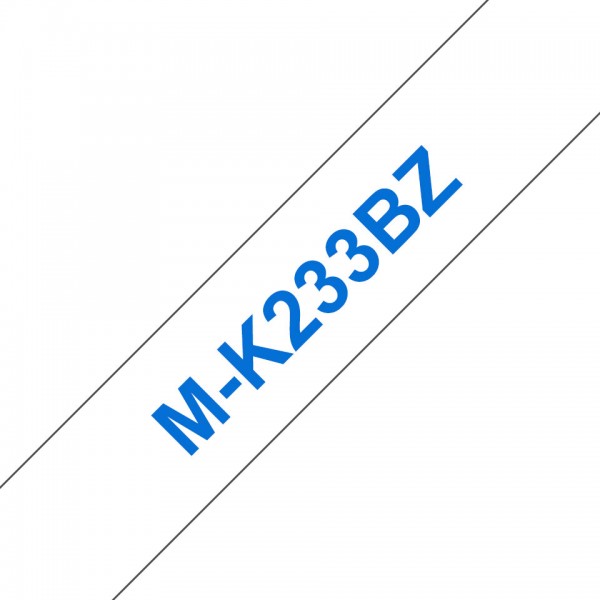 Brother mk-233bz nastro blu/bianco 12mm x 8m colore blu su bianco