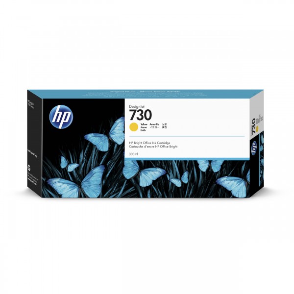 Cartuccia HP 730 P2V70A Giallo originale