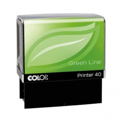 Printer 40 green line - timbro colore verde