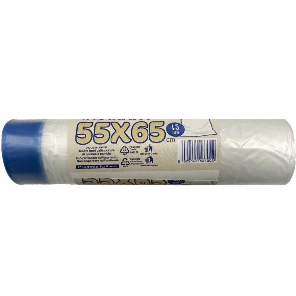 Sacchi per rifiuti colore bianco