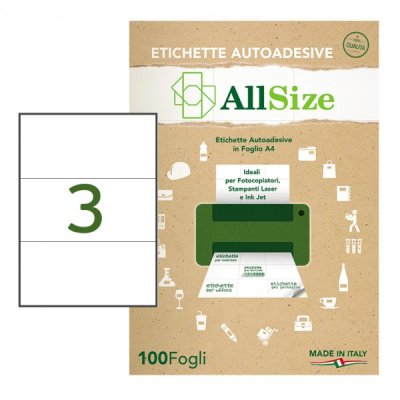Etichette adesive in fogli a4