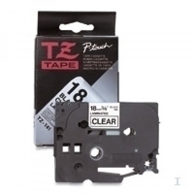 Nastro tipo tze per pt-7600vp/2700vp, 24mm x 8m, nero su bianco colore nero su bianco