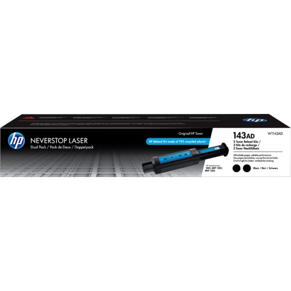 HP Toner originale Nero 143AD W1143AD