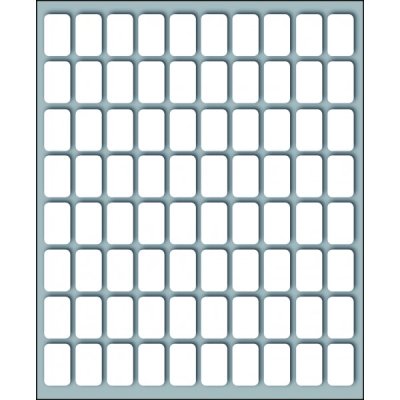 Etichette adesive in fogli - multiuso colore bianco