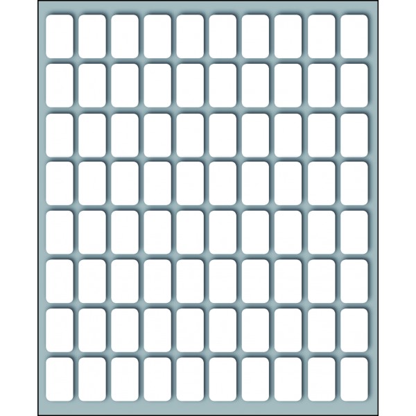 Etichette adesive in fogli - multiuso colore bianco