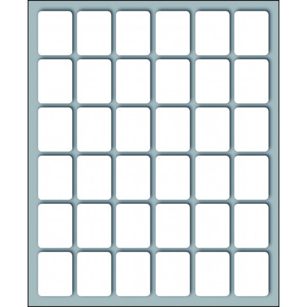 Etichette adesive in fogli - multiuso colore bianco