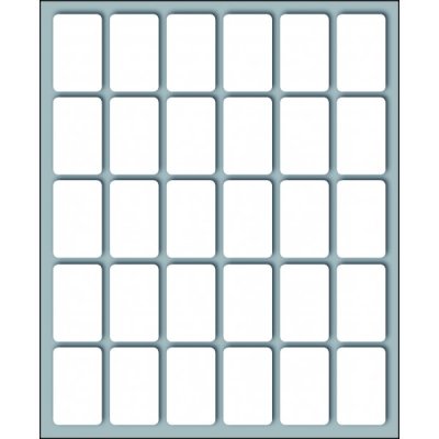 Etichette adesive in fogli - multiuso colore bianco