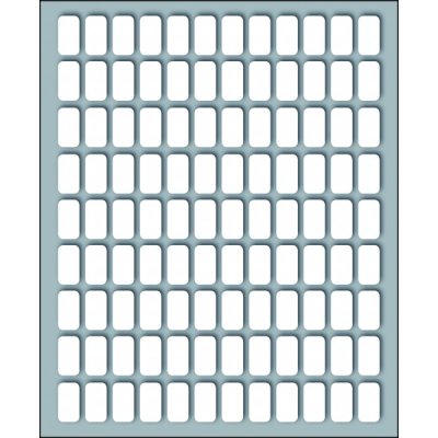 Etichette adesive in fogli - multiuso colore bianco