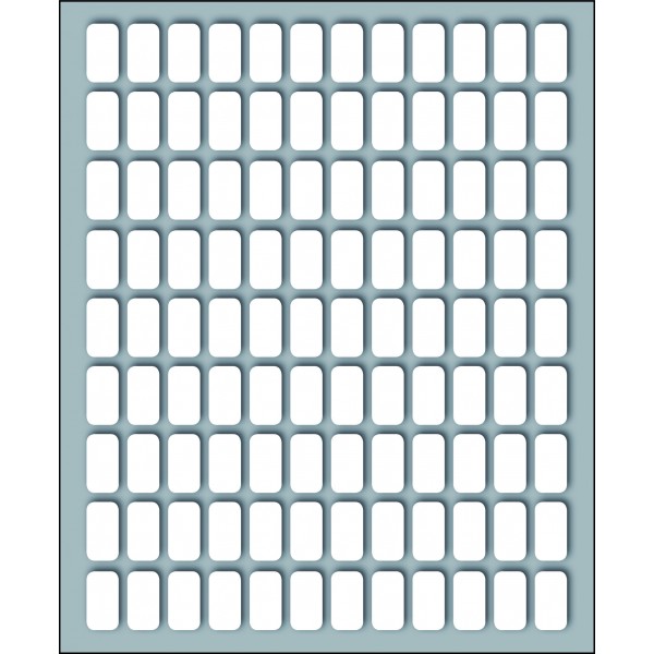 Etichette adesive in fogli - multiuso colore bianco