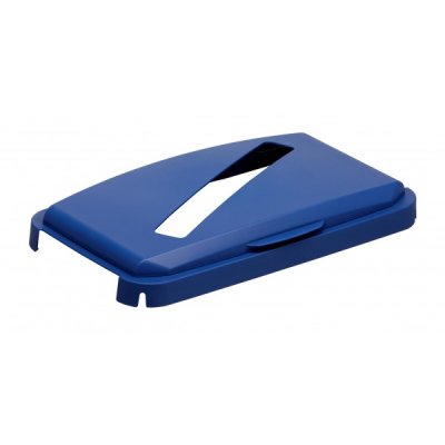 DURABLE coperchio blu per contenitore DURABIN 60 con fessura diagonale
