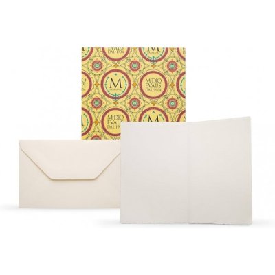 Medioevalis - biglietti + buste colore avorio grammatura 260gr