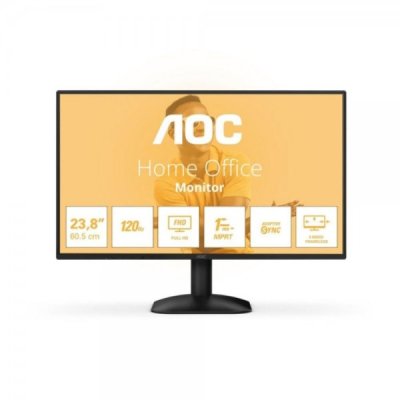 Monitor led 24" ips fhd  colore nero