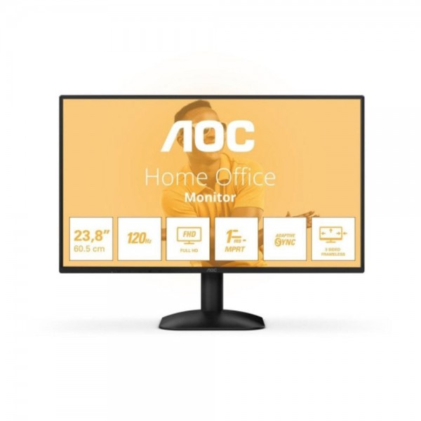 Monitor led 24" ips fhd  colore nero
