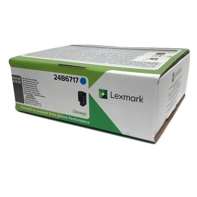 Lexmark Toner originale Ciano 24B6717