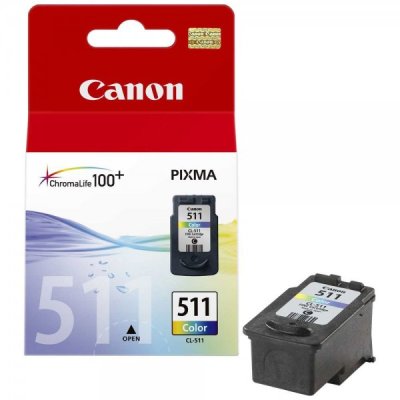 Canon Cartuccia originale CL-511 2972B001 Ciano, Magenta, Giallo