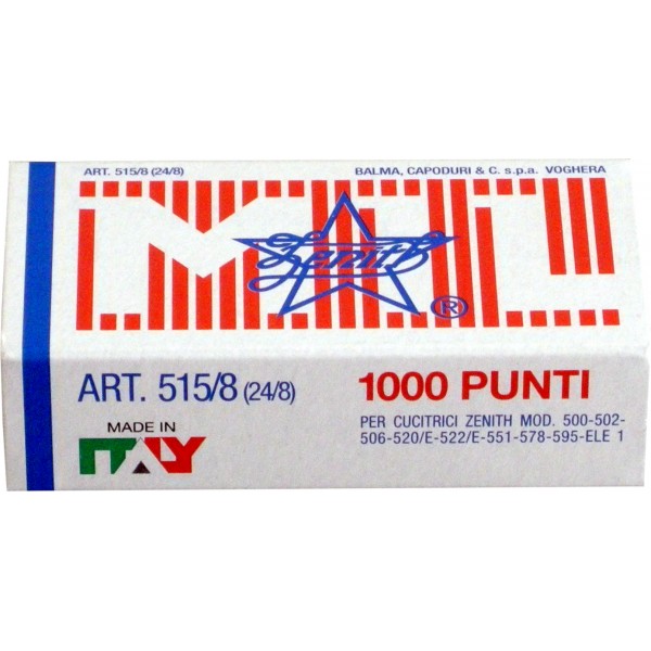 24/8 515/8 - punti per cucitrici