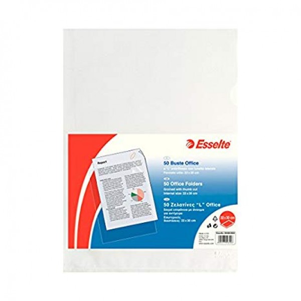 Cartelline a l copy safe, buccia 22x30cm colore trasparente