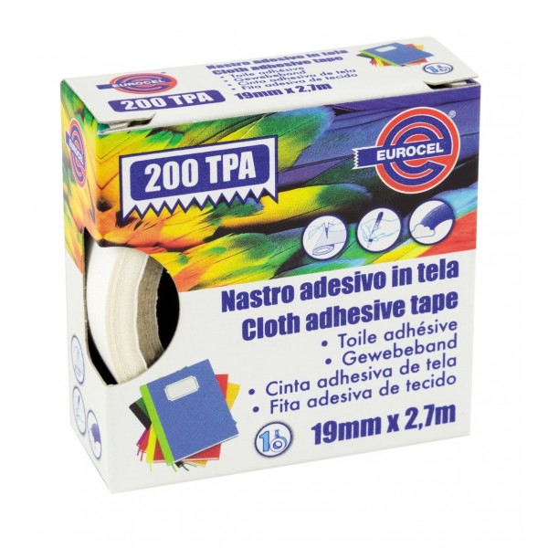 200 tpa - nastro telato colore bianco