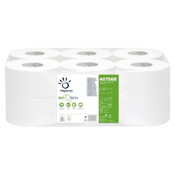 Carta igienica Biotech mini jumbo 149,85m