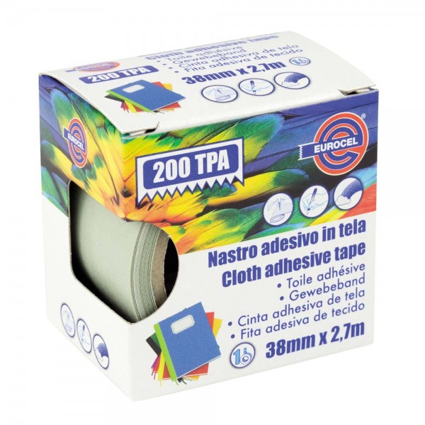 200 tpa - nastro telato colore grigio