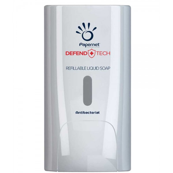 PAPERNET dispenser antibatterico sapone liquido, capatica 1lt, 22x13,90cm