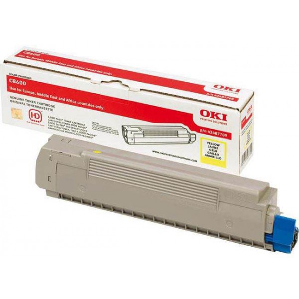 OKI toner originale Giallo 43487709