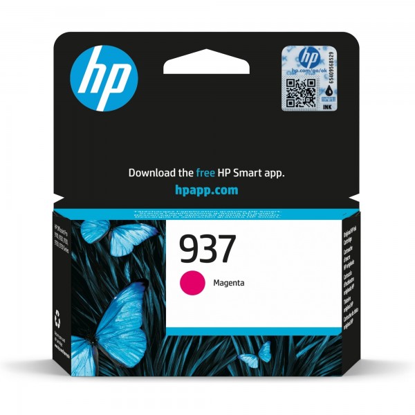 HP Cartuccia originale Magenta 937 (4S6W3NE)