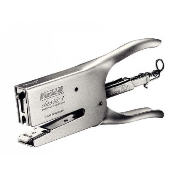 Classic k1 - cucitrice a pinza colore platino
