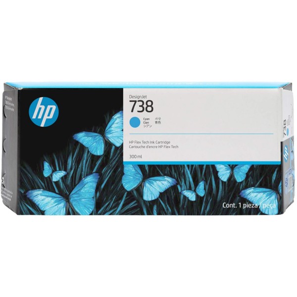 Cartuccia HP 738 (676M6A) CIano originale