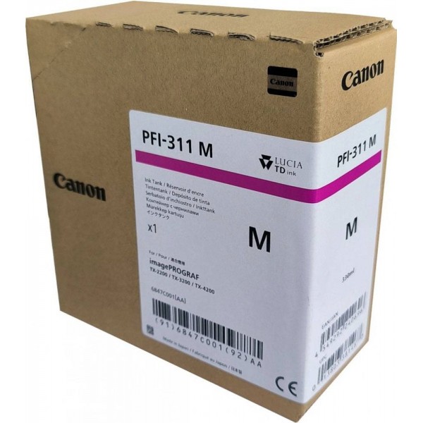 Pfi311 serbatoio magenta colore magenta