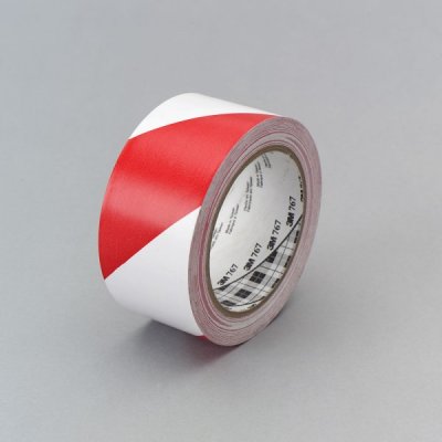 767 - nastro di avvertenza pericolo colore bianco, rosso