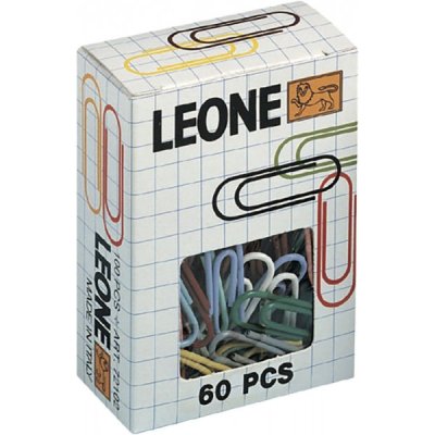 Leone 4 - fermagli colorati colore assortiti tipo punta punta arrotondata