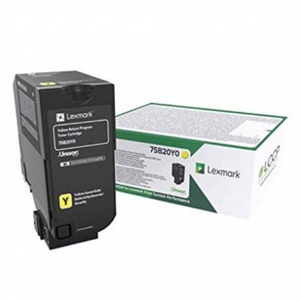 Lexmark Toner Originale Giallo 75B20Y0